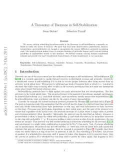 A Taxonomy of Daemons in Self-stabilization