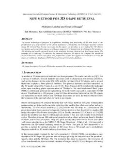 New Method for 3D Shape Retrieval