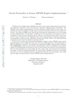 On the Practicality of Atomic MWMR Register Implementations