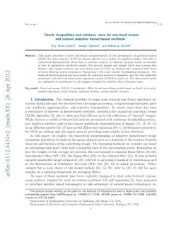 Oracle inequalities and minimax rates for non-local means and related
  adaptive kernel-based methods