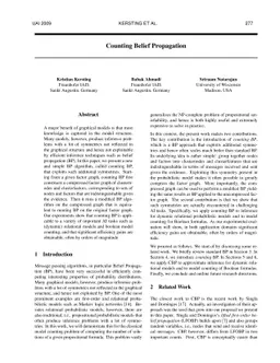 Counting Belief Propagation