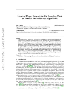 General Upper Bounds on the Running Time of Parallel Evolutionary
  Algorithms