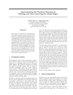 Approximating the Partition Function by Deleting and then Correcting for
  Model Edges