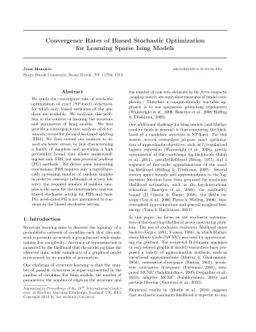 Convergence Rates of Biased Stochastic Optimization for Learning Sparse
  Ising Models