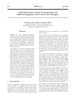 MAP Estimation, Linear Programming and Belief Propagation with Convex
  Free Energies