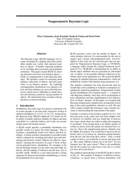 Nonparametric Bayesian Logic