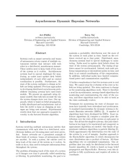 Asynchronous Dynamic Bayesian Networks