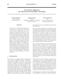Case-Factor Diagrams for Structured Probabilistic Modeling