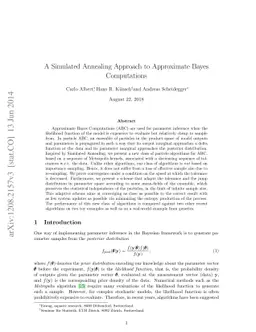 A Simulated Annealing Approach to Approximate Bayes Computations