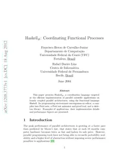 Haskell_#: Coordinating Functional Processes