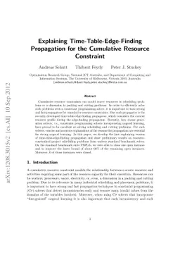 Explaining Time-Table-Edge-Finding Propagation for the Cumulative
  Resource Constraint