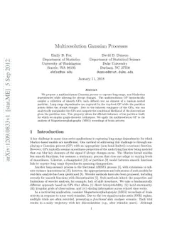 Multiresolution Gaussian Processes