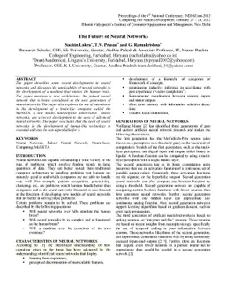 The Future of Neural Networks