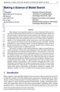Making a Science of Model Search