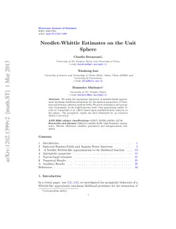 Needlet-Whittle Estimates on the Unit Sphere