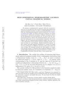 High Dimensional Semiparametric Gaussian Copula Graphical Models