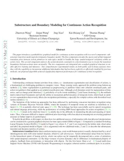 Substructure and Boundary Modeling for Continuous Action Recognition
