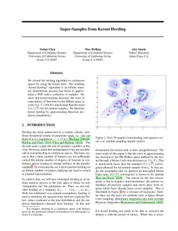 Super-Samples from Kernel Herding