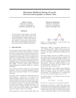 Maximum likelihood fitting of acyclic directed mixed graphs to binary
  data