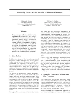 Modeling Events with Cascades of Poisson Processes