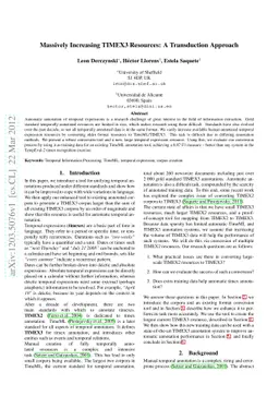 Massively Increasing TIMEX3 Resources: A Transduction Approach