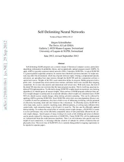 Self-Delimiting Neural Networks