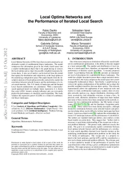 Local optima networks and the performance of iterated local search