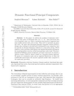 Dynamic Functional Principal Component