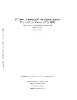 UCF101: A Dataset of 101 Human Actions Classes From Videos in The Wild