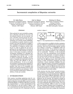 Incremental Compilation of Bayesian networks
