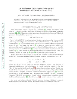 On Ornstein-Uhlenbeck driven by Ornstein-Uhlenbeck processes