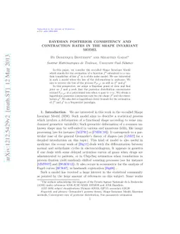 Bayesian posterior consistency in the functional randomly shifted curves
  model