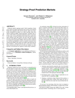 Strategy-Proof Prediction Markets