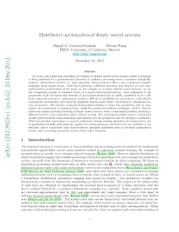 Distributed optimization of deeply nested systems