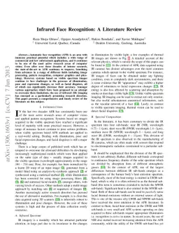 Infrared face recognition: a literature review