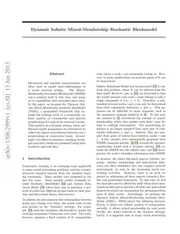 Dynamic Infinite Mixed-Membership Stochastic Blockmodel