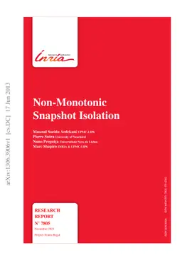 Non-Monotonic Snapshot Isolation