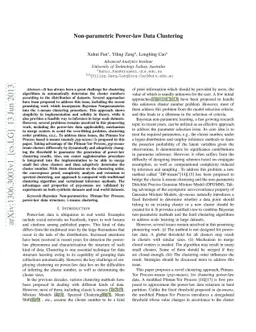 Non-parametric Power-law Data Clustering
