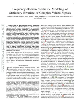 Frequency-Domain Stochastic Modeling of Stationary Bivariate or
  Complex-Valued Signals