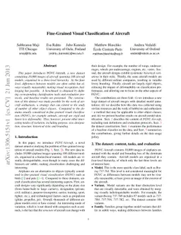 Fine-Grained Visual Classification of Aircraft