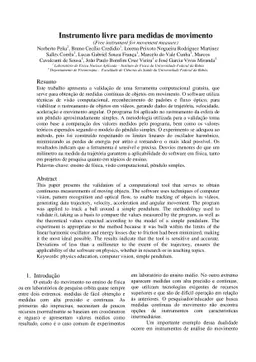 Free Instrument for Movement Measure