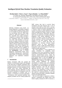 Intelligent Hybrid Man-Machine Translation Quality Estimation