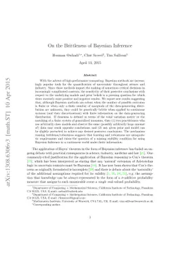 On the Brittleness of Bayesian Inference
