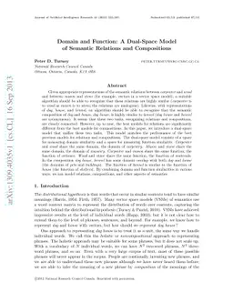 Domain and Function: A Dual-Space Model of Semantic Relations and
  Compositions