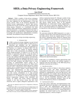 SIED, a Data Privacy Engineering Framework