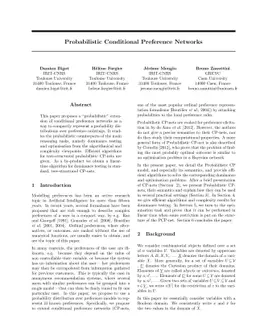 Probabilistic Conditional Preference Networks