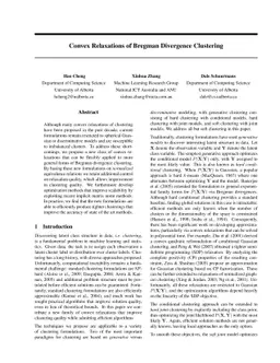 Convex Relaxations of Bregman Divergence Clustering