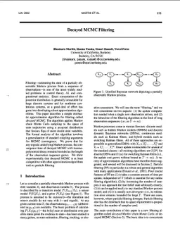 Decayed MCMC Filtering