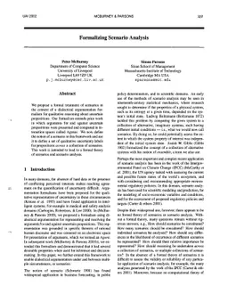 Formalizing Scenario Analysis