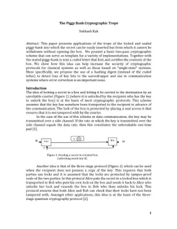 The Piggy Bank Cryptographic Trope